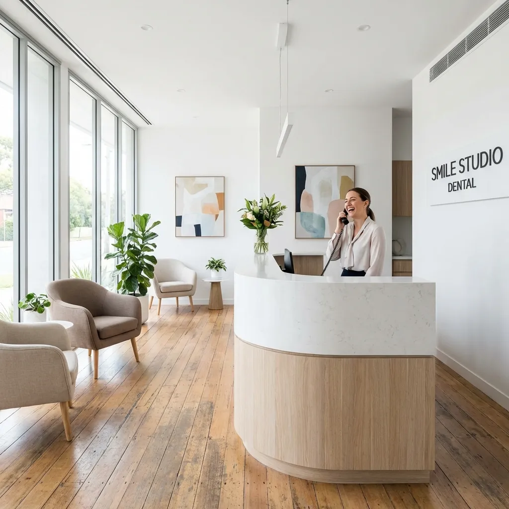 Dental clinic reception in West Vancouver