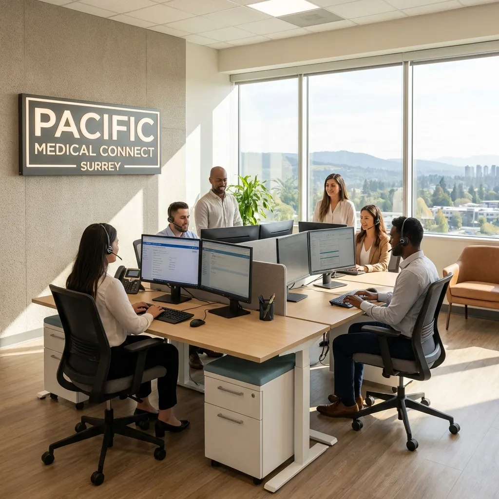 Medical answering service team in Surrey