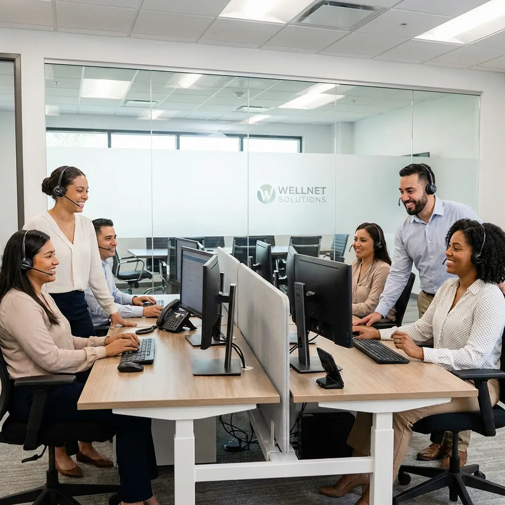 Medical answering service team in Langley